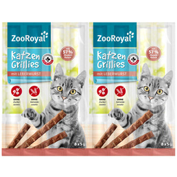ZooRoyal Katzen-Grillies mit Leberwurst