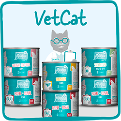 MjAMjAM VetCat MjAMjAM‑VetCat‑Produkte für spezielle Ernährungsbedürfnisse von Katzen.
