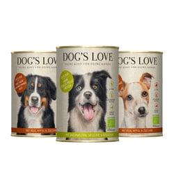 DOG’S LOVE Bio DOG’S LOVE Bio‑Hundefutter in mehreren Sorten.