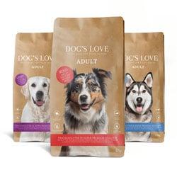 DOG’S LOVE Trockenfutter DOG’S LOVE Trockenfutterbeutel in verschiedenen Sorten.