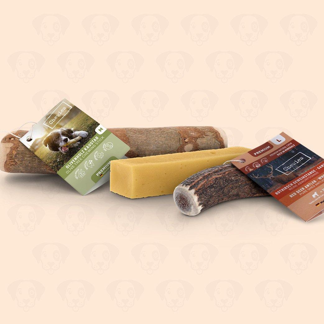 Produkt Kauartikel Chewies Verschiedene Kau- und Kauerzeugnisse von Chewies.