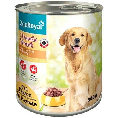 ZooRoyal Classic Menü mit 3 Sorten Geflügel ZooRoyal Classic Menü mit 3 Sorten Geflügel