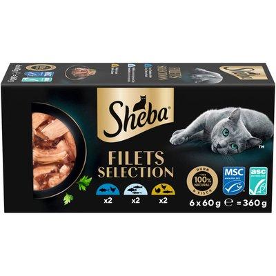 SHEBA Filets MP Schale 3 Variet. 6x6x60g SHEBA Filets MP Schale 3 Variet. 6x6x60g