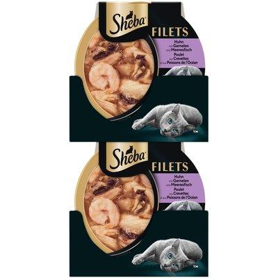 SHEBA Filets Schale Huhn & Garnelen in Sauce SHEBA Filets Schale Huhn & Garnelen in Sauce