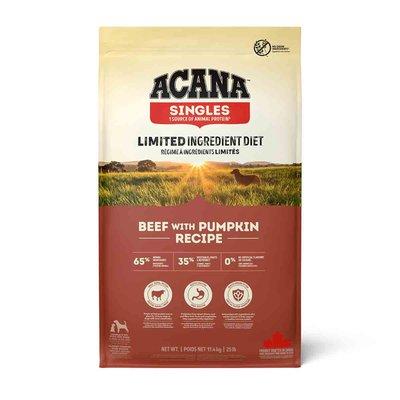 ACANA SINGLES BEEF W PUMPKIN HUNDEFUTTER 2KG ACANA SINGLES BEEF W PUMPKIN HUNDEFUTTER 2KG