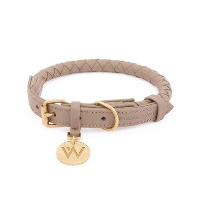 William Walker Leder-Hundehalsband Twisted Sand William Walker Leder-Hundehalsband Twisted Sand