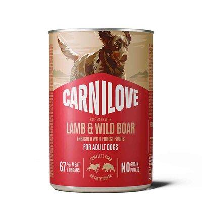 Carnilove Dog Can Paté Adult - Lamb & Wild Boar 400g Carnilove Dog Can Paté Adult - Lamb & Wild Boar 400g