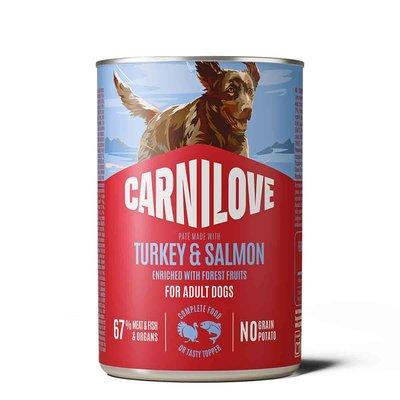 Carnilove Dog Can Paté Adult - Turkey & Salmon 400g Carnilove Dog Can Paté Adult - Turkey & Salmon 400g