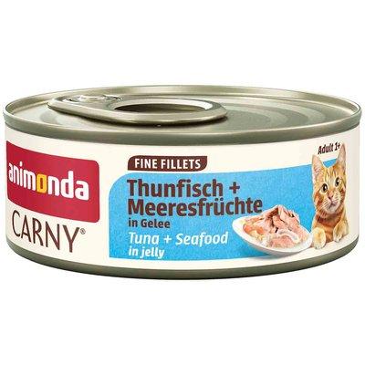 Carny Adult Thunfisch + Meeresfrüchte in Gelee 60g Carny Adult Thunfisch + Meeresfrüchte in Gelee 60g