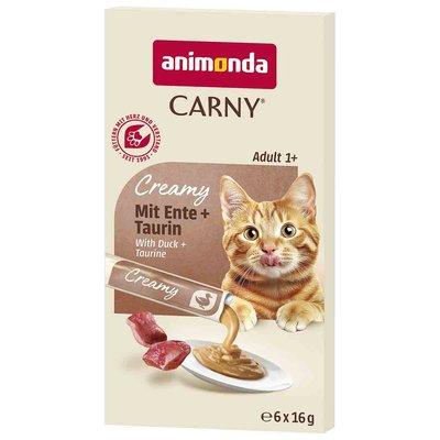 animonda Carny Creamy Ad. mit Ente + Taurin 6x16g animonda Carny Creamy Ad. mit Ente + Taurin 6x16g