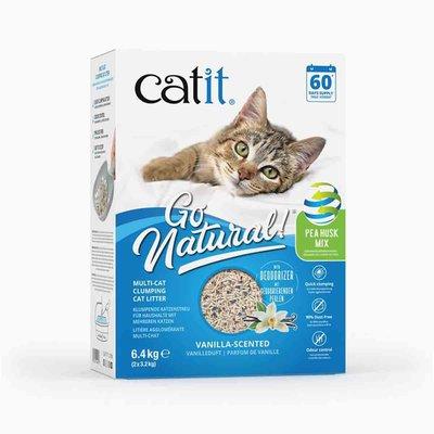 Catit Go Natural Erbse+Bentonit Van. 6,4kg Catit Go Natural Erbse+Bentonit Van. 6,4kg