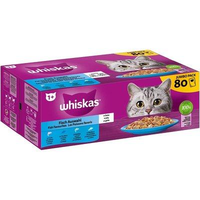 WHISKAS Pouch Multipack 1+ Fisch in Gelee 80x85g WHISKAS Pouch Multipack 1+ Fisch in Gelee 80x85g