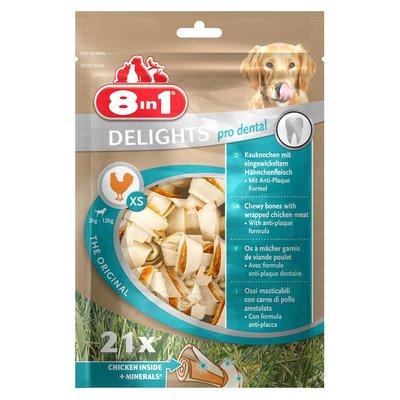 8in1 Delights pro dental Kauknochen XS 21 Stück 8in1 Delights pro dental Kauknochen XS 21 Stück