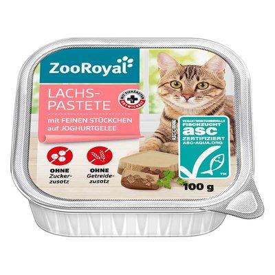 ZooRoyal Lachspastete mit feinen Stückchen auf Joghurtgelee ZooRoyal Lachspastete mit feinen Stückchen auf Joghurtgelee