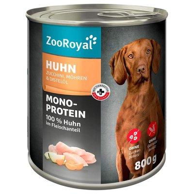 ZooRoyal Mono-Protein Huhn mit Zucchini Möhren & Distelöl ZooRoyal Mono-Protein Huhn mit Zucchini Möhren & Distelöl