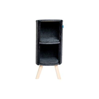 ZooRoyal Kratztonne Ava 85cm Filz anthrazit ZooRoyal Kratztonne Ava 85cm Filz anthrazit
