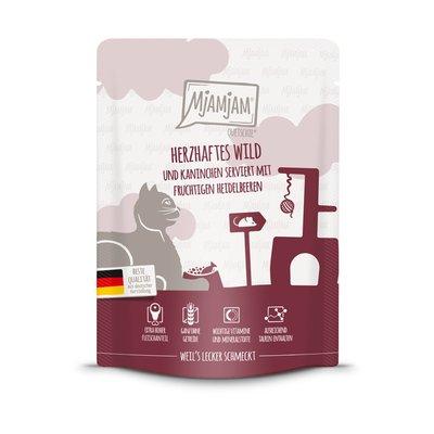 MjAMjAM Quetschie Wild & Kaninchen mit Heidelbeeren MjAMjAM Quetschie Wild & Kaninchen mit Heidelbeeren