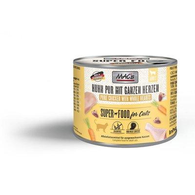 MAC's Cat Fleischmenü Huhn pur mit ganzen Geflügelherzen MAC's Cat Fleischmenü Huhn pur mit ganzen Geflügelherzen