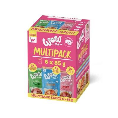 WOW CAT Sauce MULTIPACK 6x85g WOW CAT Sauce MULTIPACK 6x85g