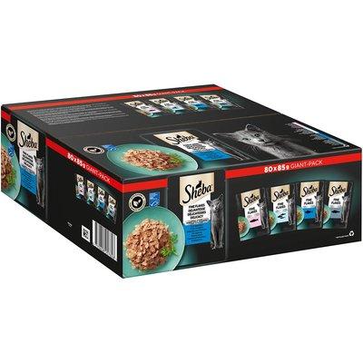Sheba Multipack Delikatesse in Gelee Fisch Variation 80x85g Sheba Multipack Delikatesse in Gelee Fisch Variation 80x85g