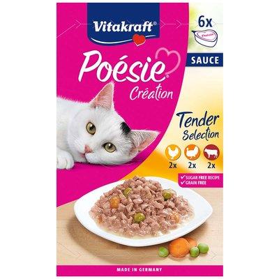 Vitakraft Poésie Multipack Herzschale Sauce 6x85g Vitakraft Poésie Multipack Herzschale Sauce 6x85g