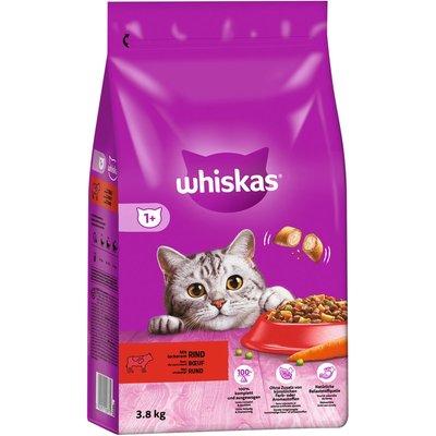 WHISKAS Trocken 1+ mit Rind 3,8kg WHISKAS Trocken 1+ mit Rind 3,8kg