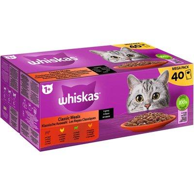 WHISKAS Multipack 1+ Klassische Auswahl in Sauce 40x85g WHISKAS Multipack 1+ Klassische Auswahl in Sauce 40x85g