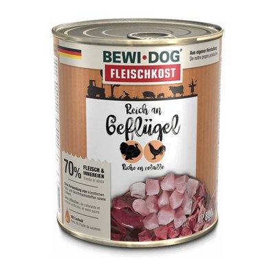 Bewi Dog Hunde-Fleischkost Reich an Geflügel Bewi Dog Hunde-Fleischkost Reich an Geflügel