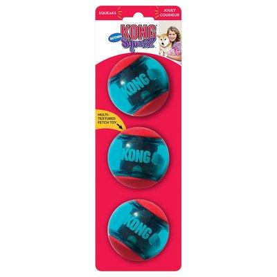 KONG Squeezz Action Ball Red Md KONG Squeezz Action Ball Red Md
