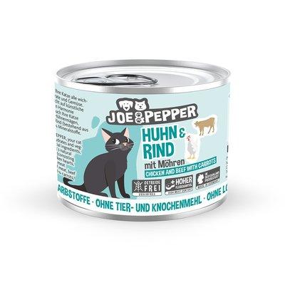 Joe & Pepper Cat Huhn & Rind mit Möhren Joe & Pepper Cat Huhn & Rind mit Möhren