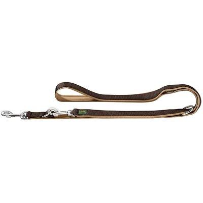 Hunter Neopren verstellbare Führleine braun/karamell Hunter Neopren verstellbare Führleine braun/karamell