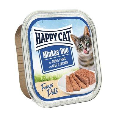 Happy Cat Minkas Duo Rind & Lachs Paté Happy Cat Minkas Duo Rind & Lachs Paté
