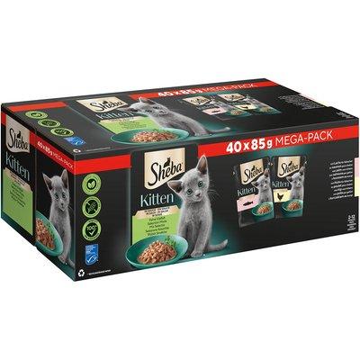 Sheba Multipack Kitten in Sauce Feine Vielfalt 40x85g Sheba Multipack Kitten in Sauce Feine Vielfalt 40x85g