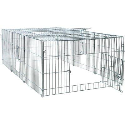 Trixie natura Freilaufgehege mit Abdeckung 216×65×116 cm Trixie natura Freilaufgehege mit Abdeckung 216×65×116 cm