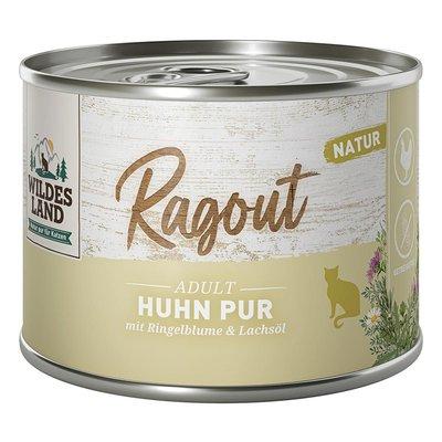 Wildes Land Ragout Huhn Pur mit Ringelblume Wildes Land Ragout Huhn Pur mit Ringelblume