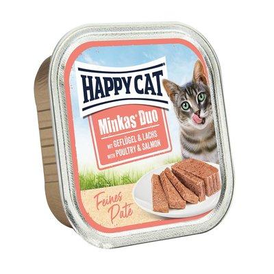 Happy Cat Minkas Duo Geflügel & Lachs Paté Happy Cat Minkas Duo Geflügel & Lachs Paté