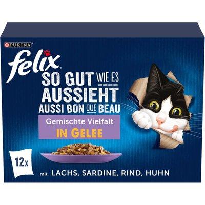 FELIX So gut wie es aussieht in Gelee Senior Gemischte Vielfalt 12x85g FELIX So gut wie es aussieht in Gelee Senior Gemischte Vielfalt 12x85g