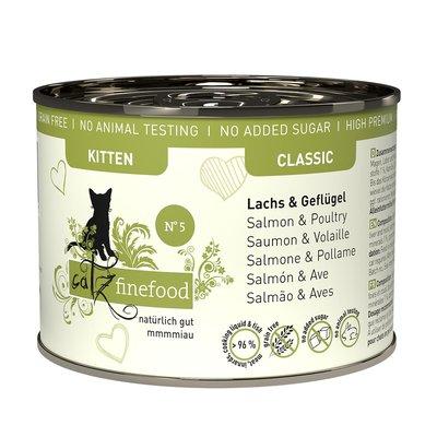 catz finefood Kitten No. 5 Lachs & Geflügel catz finefood Kitten No. 5 Lachs & Geflügel