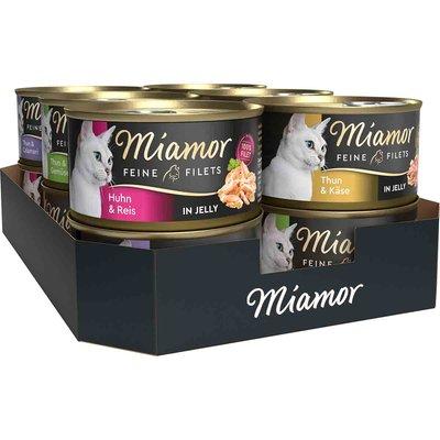 Miamor Feine Filets in Jelly Mixtray Dose 12x100g Miamor Feine Filets in Jelly Mixtray Dose 12x100g