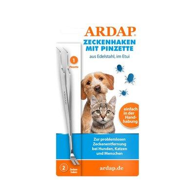 ARDAP 2-in-1 Zeckenhaken Edelstahl ARDAP 2-in-1 Zeckenhaken Edelstahl