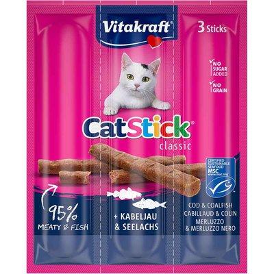 Vitakraft Cat Stick® Kabeljau & Seelachs MSC Vitakraft Cat Stick® Kabeljau & Seelachs MSC