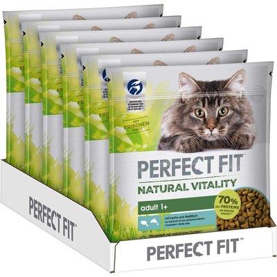 PERFECT FIT Katze Natural Vitality Adult 1+ mit Lachs und Weißfisch PERFECT FIT Katze Natural Vitality Adult 1+ mit Lachs und Weißfisch