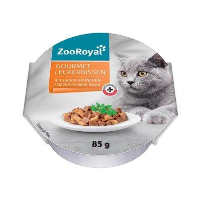 ZooRoyal Gourmet Leckerbissen mit zartem Hühnchenfleisch in feiner Sauce ZooRoyal Gourmet Leckerbissen mit zartem Hühnchenfleisch in feiner Sauce