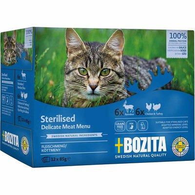 Bozita Pouch Häppchen in Soße Sterilised Fleischmenü 12x85g Bozita Pouch Häppchen in Soße Sterilised Fleischmenü 12x85g