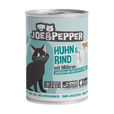 Joe & Pepper Cat Huhn & Rind mit Möhren Joe & Pepper Cat Huhn & Rind mit Möhren