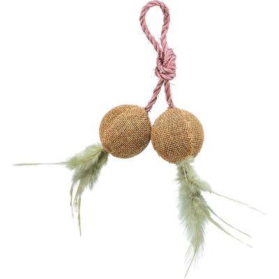 2 Jute-Bälle von Trixie mit Catnip á ø 4,5 cm 2 Jute-Bälle von Trixie mit Catnip á ø 4,5 cm