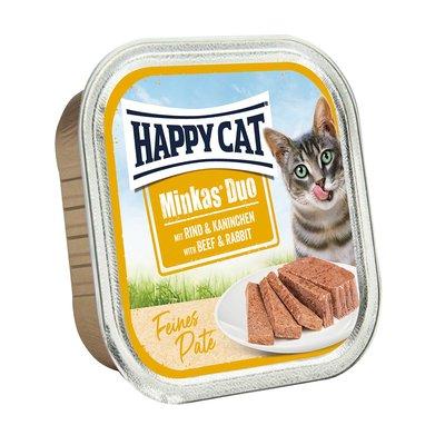 Happy Cat Minkas Duo Rind & Kaninchen Paté Happy Cat Minkas Duo Rind & Kaninchen Paté
