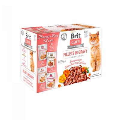 Brit Care Cat Flavour box-Fillets in Gravy Brit Care Cat Flavour box-Fillets in Gravy