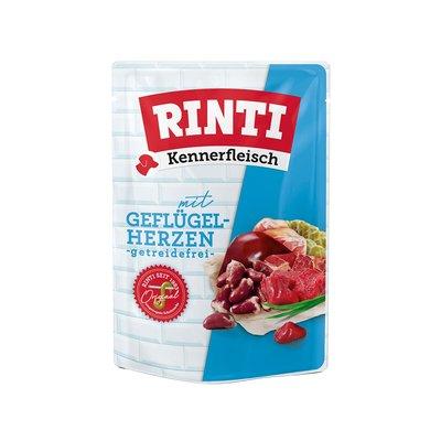 Rinti Kennerfleisch mit Geflügelherzen Pouch Rinti Kennerfleisch mit Geflügelherzen Pouch