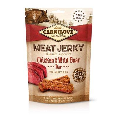 Carnilove Dog - Meat Jerky - Chicken & Wild Boar Bar 100g Carnilove Dog - Meat Jerky - Chicken & Wild Boar Bar 100g